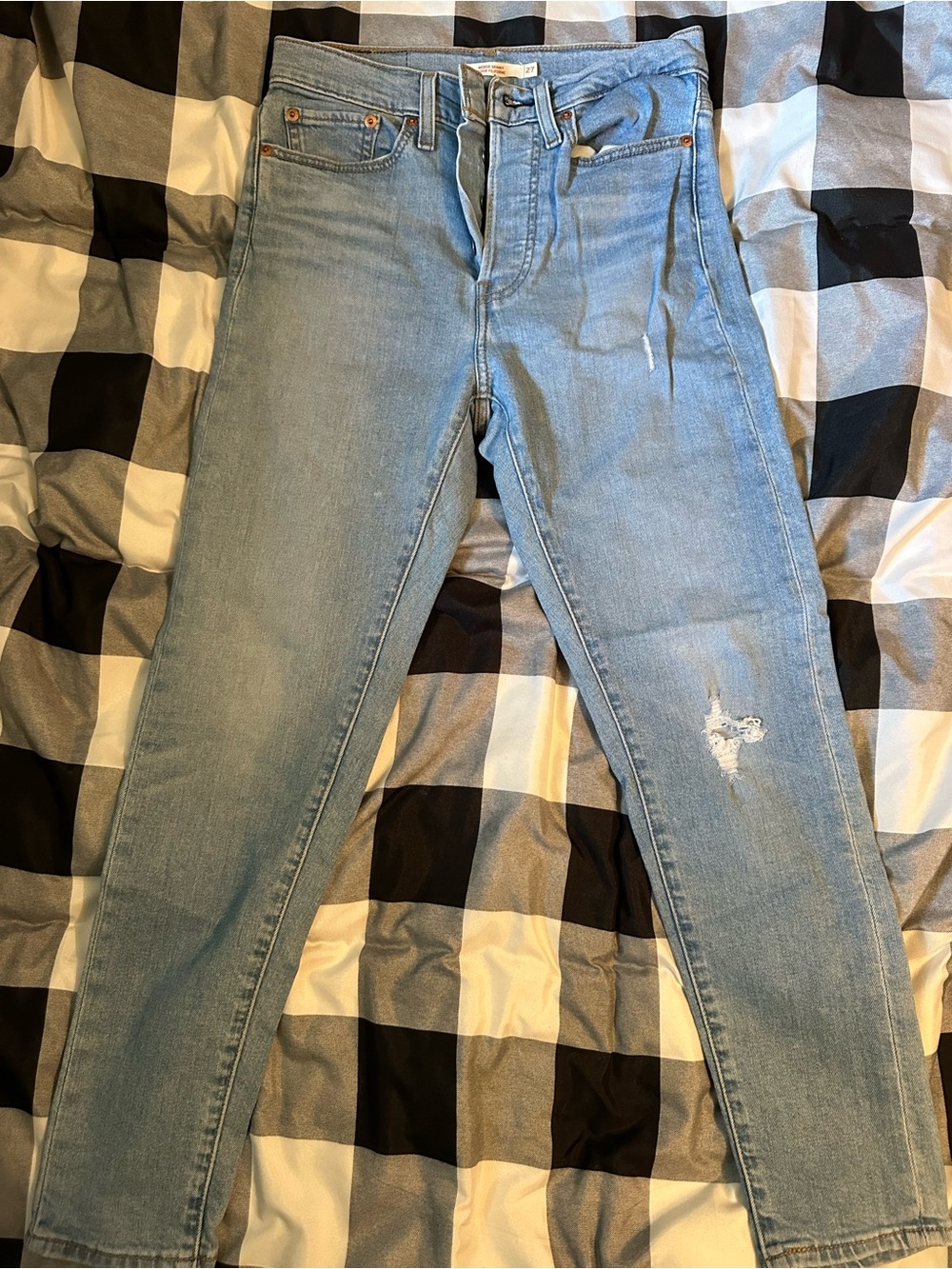 Levi wedge skinny jeans